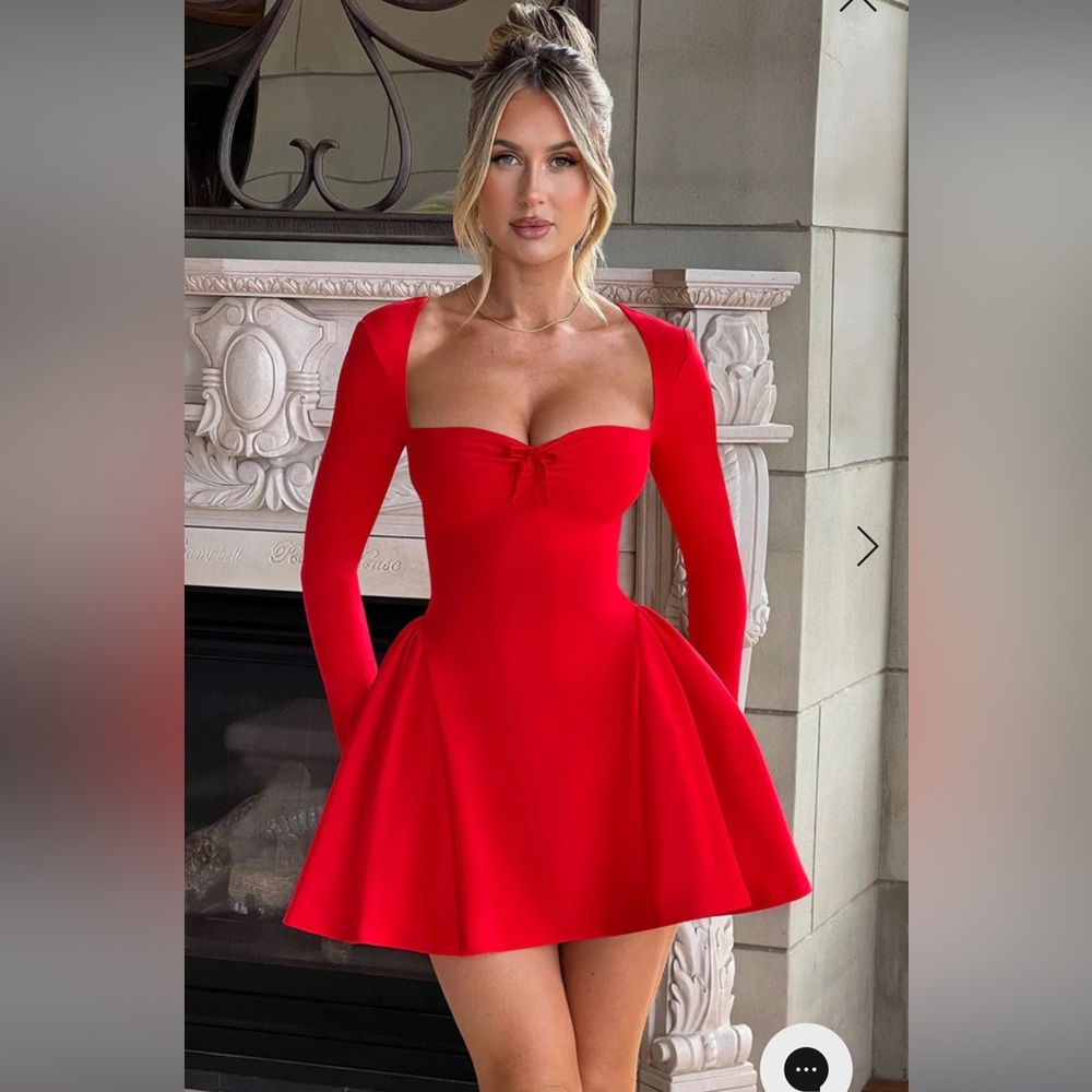 Babyboo Fashion- Megan Mini Dress - Red